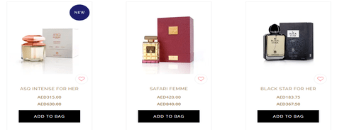 Abdul Samad’s Perfumes for Ladies 