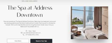 Address Downtown Hotel Wellness