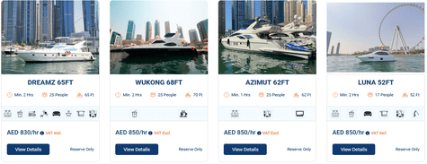 Yacht Rental at Asfar Yacht