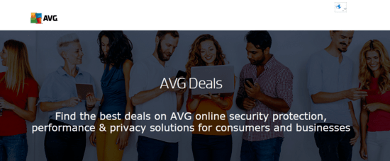 AVG's official website