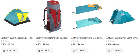 Bestway’s Camping Gear