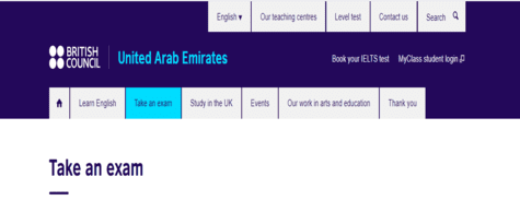 British Council Take an Exam