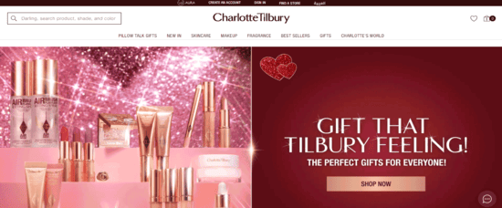 Visit Charlotte Tilbury’s Website