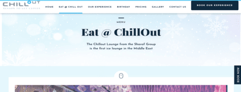 Chillout Ice Lounge Eat @ ChillOut