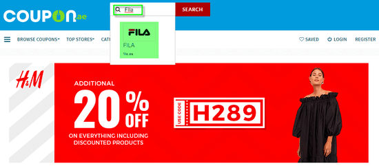 FILA Coupon.ae