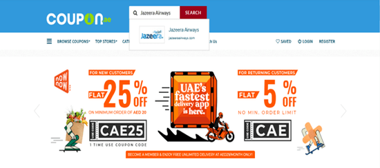 Search Jazeera Airways