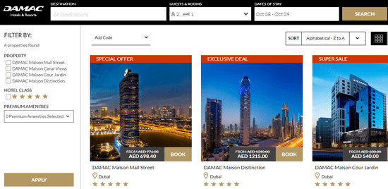 Damac Hotels Services