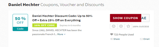 Daniel Hechter Promo Code