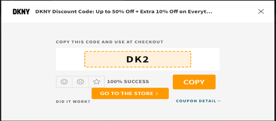 Copy DKNY Code