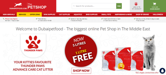 Dubai Pet Food UAE