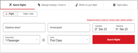 Emirates Search Flights