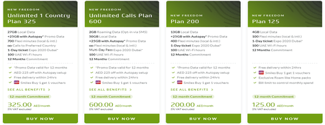 Etisalat Postpaid Plans