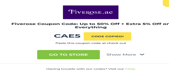 Copy Fiverose.ae Promo