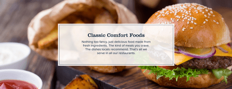 Classic Comfort Foods at Four Points By Sheraton