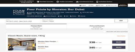 Four Points by Sheraton Bur Dubai at Four Points By Sheraton