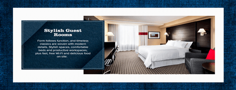 Stylish Guest Room at Four Points By Sheraton