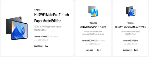 Huawei Tablets