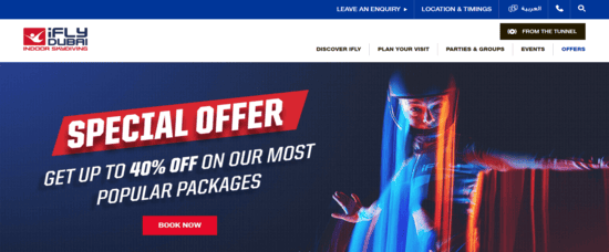 Visit iFLY Dubai Website