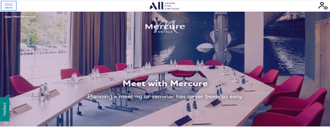 Meetings & Events at Mercure Hotels