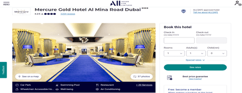 Mercure Gold Hotel Al Mina Road Dubai at Mercure Hotels