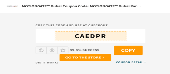 Copy Motiongate Code