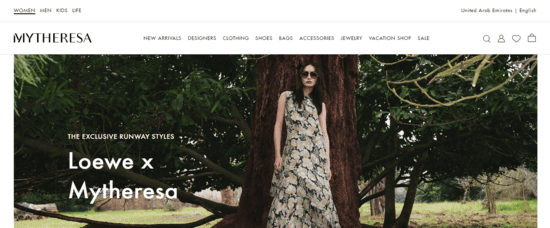 Mytheresa Website