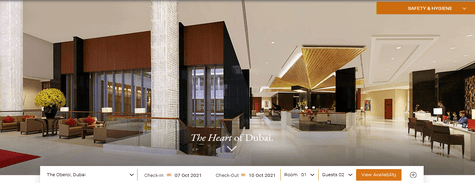Oberoi Hotels Business Bay, Dubai