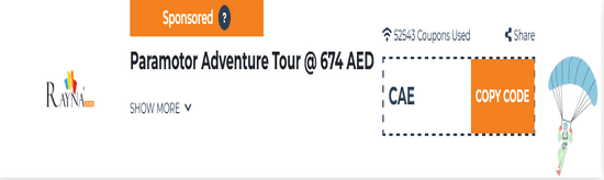 Show Paramotor Adventure Tour Promo Code