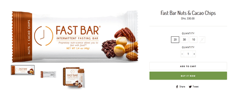 ProLon Fast Bar Nuts & Cacao Chips