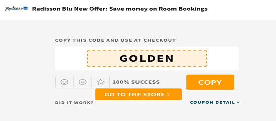 Copy Radisson Blu Code