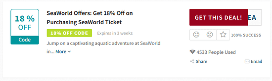 SeaWorld Promo Code