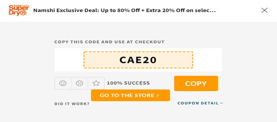 Copy Superdry Promo Code