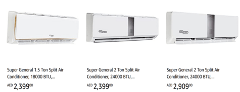 Get Air Conditioners From Super General 