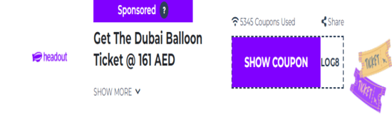 Promo The Dubai Balloon Code