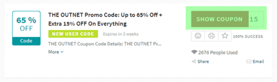 Outnet Code