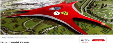 Get Ferrari World Tickets From Ticketstodo