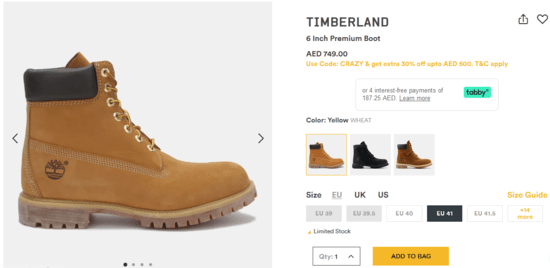 Code promo timberland shop hotsell