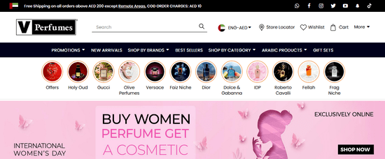 V Perfumes Official Website
