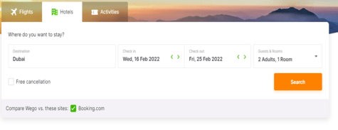 Book Hotels With Wego