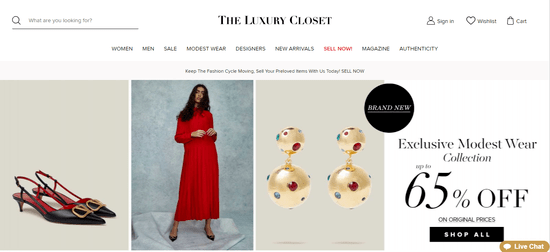 The Luxury Closet UAE  Exclusive coupon code