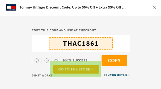 tommy hilfiger online discount code